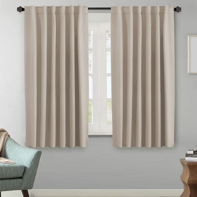 H.VERSAILTEX Blackout Curtains Thermal Insulated Window Treatment Panels Room by HVERSAILTEX