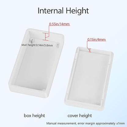 Project Box 8 Pieces Electrical Box Small Junction Box ABS Plastic Enclosure - Image 5