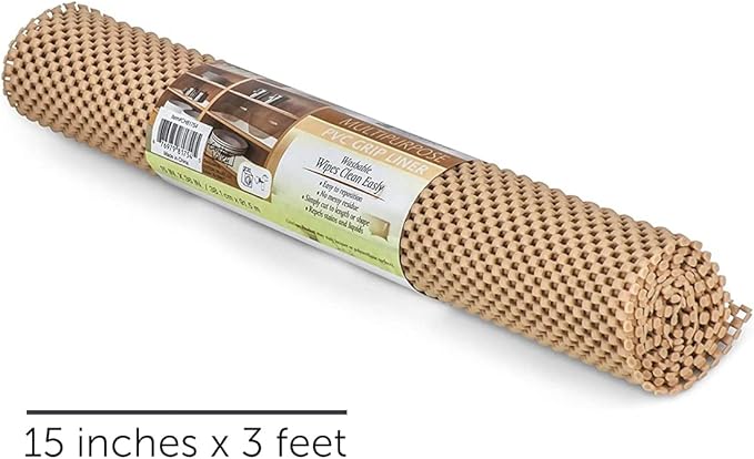 SteadMax Shelf Liner, 15 inches x 6 feet Total, Non-Slip Ultra-Grip Mats - Image 2