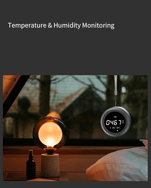 Portable CO2 Detector, High-Precision NDIR Sensor Meter, Indoor CO2 Monitor - Image 5