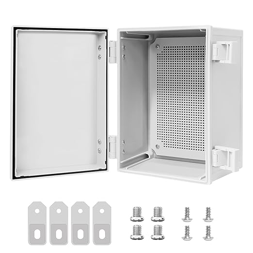 Junction Box IP65 Waterproof Dustproof ABS Plastic Enclosure, Outdoor and by LMioEtool