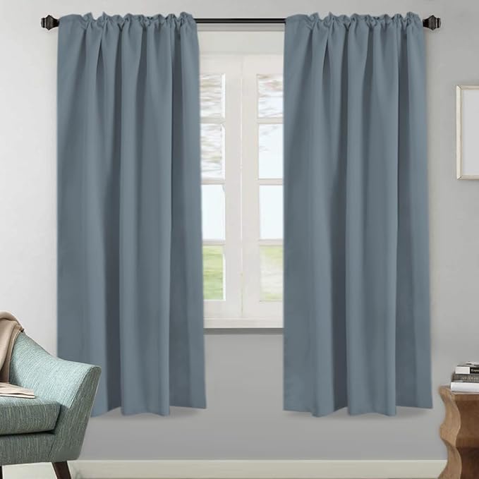 H.VERSAILTEX Blackout Curtains Thermal Insulated Window Treatment Panels Room - Image 2