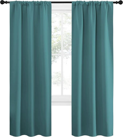 NICETOWN Blackout Curtains for Living Curtains, Three Pass Microfiber Noise - Image 2