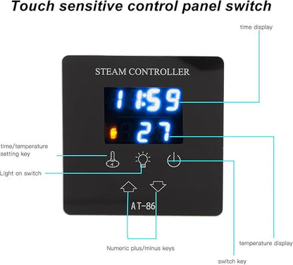 at Series steam Bath Generator AT-86 Controller, Sauna Heater Temperature - Image 3