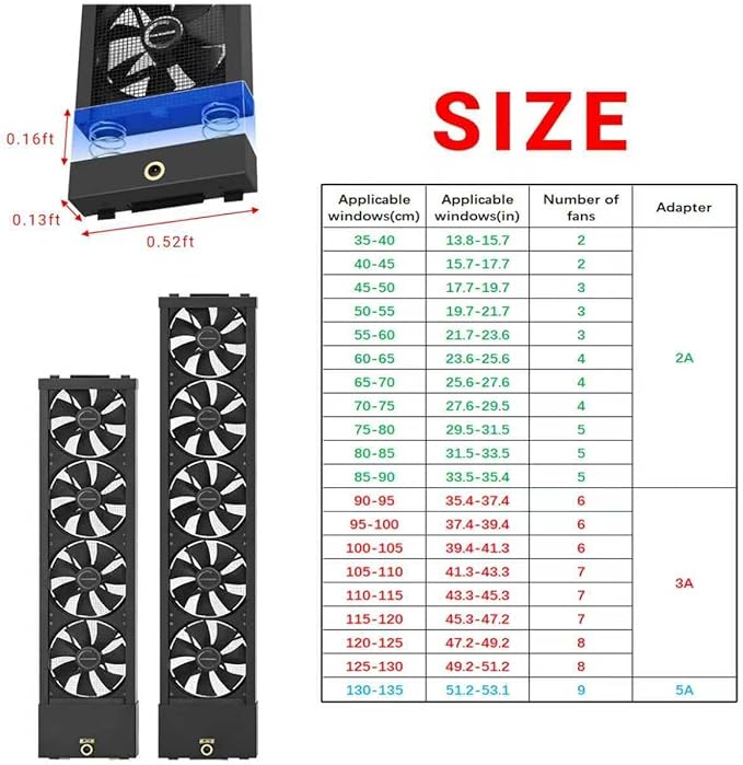 Punch-Free Etractable Window Exhaust Fan Bedroom Ktchen Window Exhaust Fan - Image 2