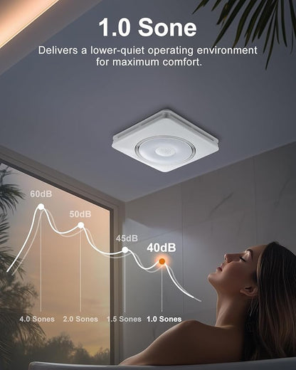 GROWNEER Powerful Oversize Bathroom Exhaust Fan - Image 5
