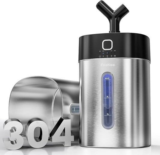Feekaa Stainless Steel Humidifier Easy Clean, 1Gal/4L Cool Mist Humidifiers by Smallappliancesbigchange