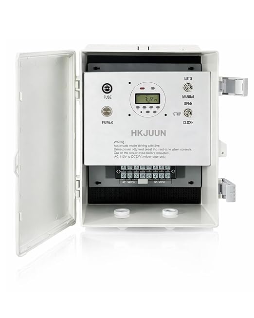 Greenhouse Roll Up Motor Timer Controller, 7 Day Programmable Dual DC Motor by Unknown
