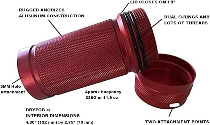 DRYFOB Waterproof PLB or Car Key Container, Holder - Image 2