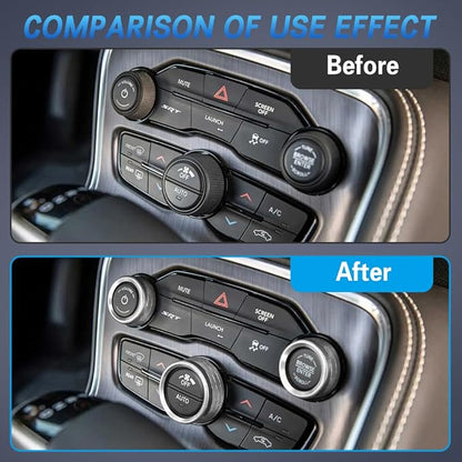 3PCS Air Conditioner Switch Button Knob Cover, Auto Accessories Climate Control - Image 4