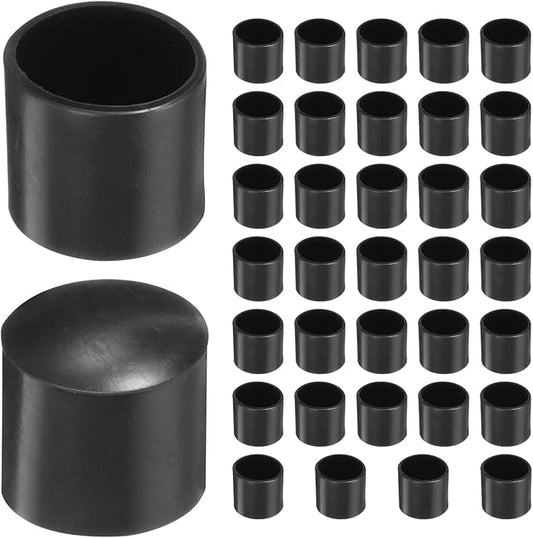 uxcell 36pcs Round Chair Leg Caps 16mm/0.6" PVC Chair Leg Floor Protectors by uxcell