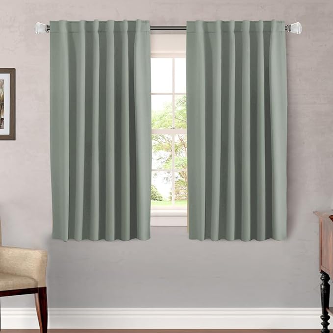 H.VERSAILTEX Blackout Curtains Thermal Insulated Window Treatment Panels Room by HVERSAILTEX