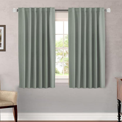 H.VERSAILTEX Blackout Curtains Thermal Insulated Window Treatment Panels Room by HVERSAILTEX