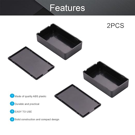 Fielect Dustproof Electronic Junction Box Plastic Enclosure Project Box - Image 3