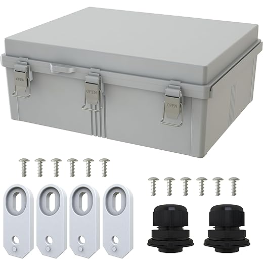 MAKERELE Large Outdoor Junction Box Waterproof IP67 Plastic Electrical Box by MAKERELE
