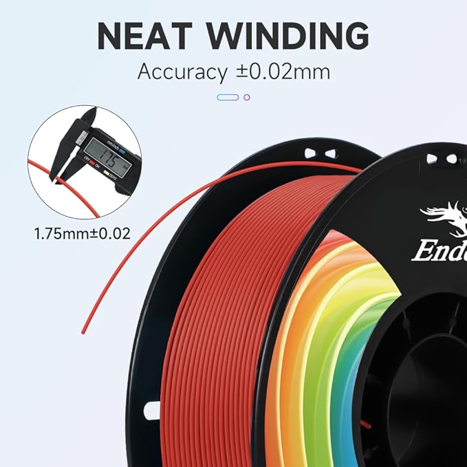 Creality 3D Printer Filament, PLA Plus Filament 1.75mm Deep Red, PLA Pro - Image 2