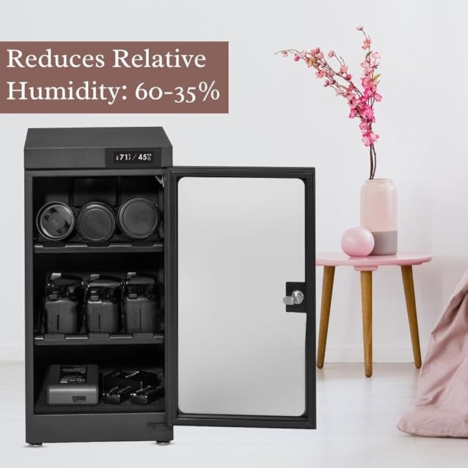 50LT Electronic Dry Cabinet for Camera, Lens & Electronics – Silent - Image 7