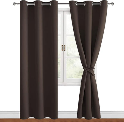 Hiasan Blackout Curtains for Bedroom, 42 x 84 Inches Long by Hiasan