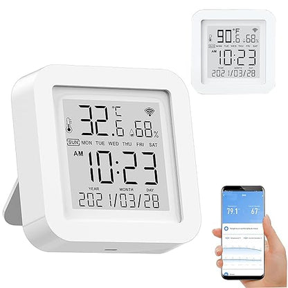 Smart WiFi Temperature Humidity Monitor: TUYA Wireless Temperature Humidity by GaoducashforSmartLife