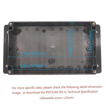 Zulkit Junction Box ABS Plastic Dustproof Waterproof IP65 Universal Electrical - Image 5