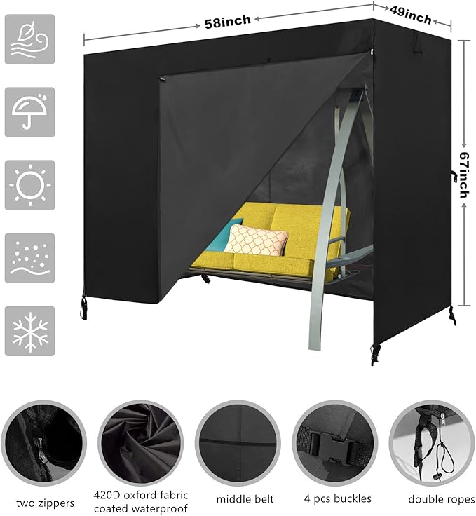 Outdoor Swing Cover - Image 2
