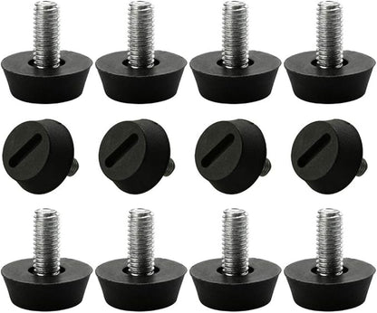 uxcell M6 x 13 x 20mm Furniture Glide Leveling Feet Adjustable Leveler Floor by uxcell