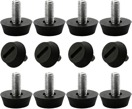 uxcell M6 x 13 x 20mm Furniture Glide Leveling Feet Adjustable Leveler Floor by uxcell