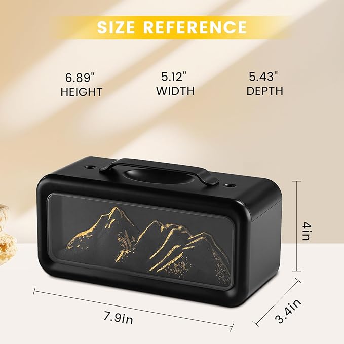 HEEYCEM Small Humidifiers for Bedroom, 600ml Cool Mist Top Fill Humidifier for - Image 3