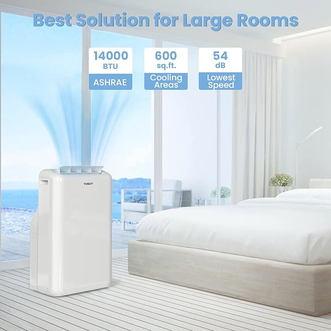 TOSOT 14, 000BTU Smart WiFi Portable Air Conditioner - Image 3