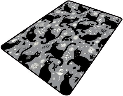 Pile Carpet, Printed Patterns, Foldable Area Rugs, Fade Resistant, Flame by Snarena