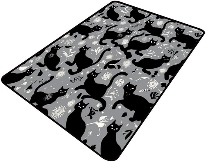 Pile Carpet, Printed Patterns, Foldable Area Rugs, Fade Resistant, Flame by Snarena
