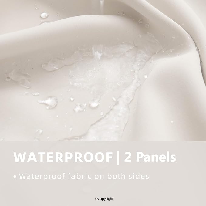 Waterproof Outdoor Curtain W52 x L63 - Image 2