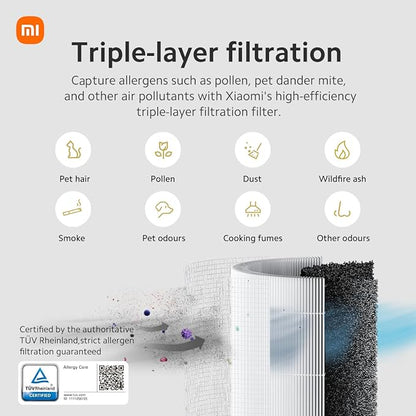 Xiaomi Air Purifiers for Home Bedroom, H13 True HEPA Filter, Ultra Quiet - Image 6