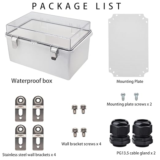 Outdoor Waterproof Electrical Box Junction Box Weatherproof IP67 ABS Plastic - Image 4