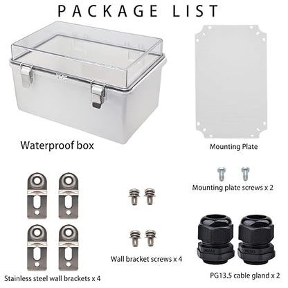 Outdoor Waterproof Electrical Box Junction Box Weatherproof IP67 ABS Plastic - Image 4