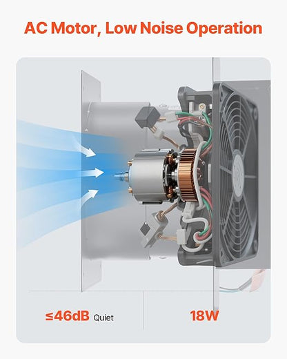 VEVOR Through-The-Wall Ventilation Fan - Image 3