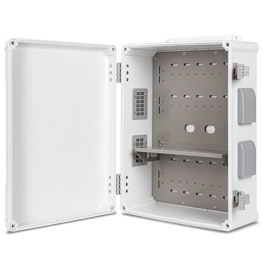 Outdoor Electrical Junction Box, ABS Water Resistant Enclosure by Namunanee