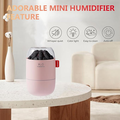 Portable Mini Humidifier, Small Cool Mist, Personal Desktop Humidifier - Image 3