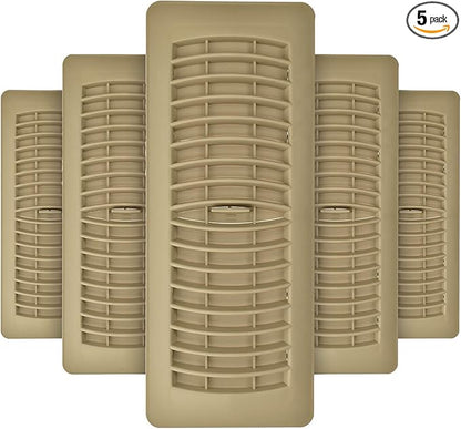 Imperial RG1462 Louvered Plastic Floor Register, 4 x 12-Inch by Imperial