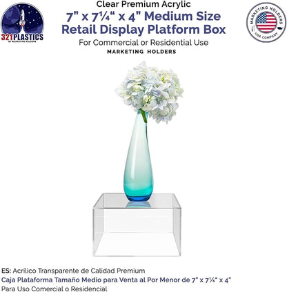 2 Pack Clear Acrylic Display Box - Image 5