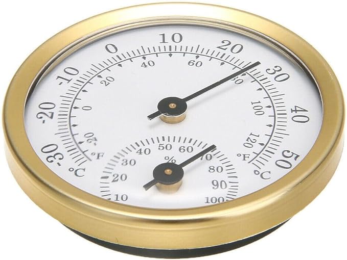 TEAMWILL Mini Analog Thermometer Hygrometer Humidity Meter Room Indoor - Image 6