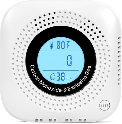 Plug-in Carbon Monoxide & Natural Gas Leak Detector, 4-in-1 CO, Propane Alarm by Unknown