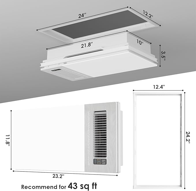 4 in 1 Bathroom Exhaust Fan - Image 4