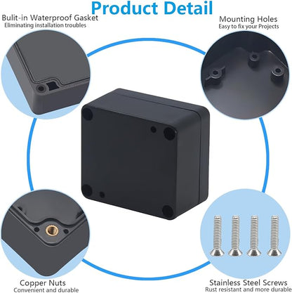 Project Box, Project Boxes Plastic Electric Project Case Junction Box Power Case - Image 7