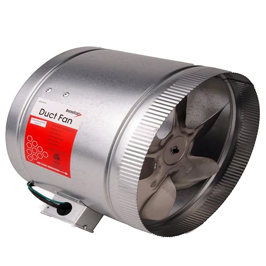 DiversiTech 625-AF10 Duct Fan, HVAC Exhaust Ventilation, Improved Airflow by Diversitech