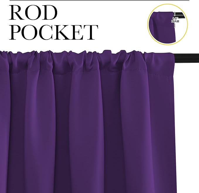 NICETOWN Room Darkening Curtains - Image 2