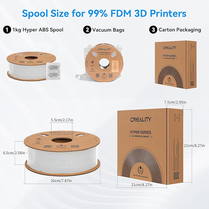 Official Creality Hyper ABS Filament 1.75mm, 3D Printer Filament - Image 7