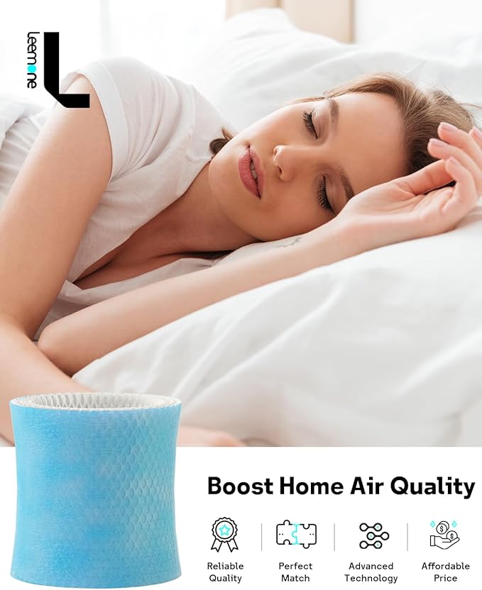 Leemone 3-Pack Bedside Humidifier Filter 2.0 Replacement Compatible - Image 8