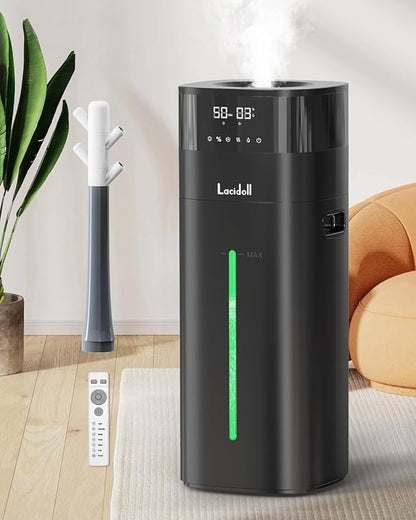 Warm and Cool Mist Humidifier Large Room, 5.3Gal/20L Humidifiers by Bigcapacitybigpeaceofmind