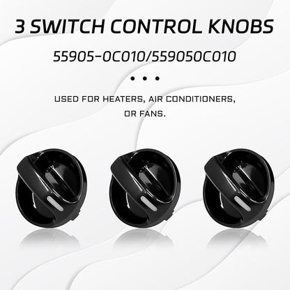 3Pcs AC Climate Control Module for Toyota Tundra Accessories Tacoma Shift Knob - Image 3